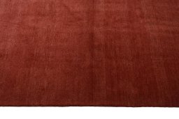 Close-up detail of New Persian Gabbeh rug from Iran / Persia showing Wool weave