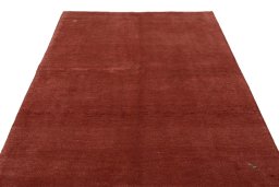 Surface texture of New Persian Gabbeh rug with natural Wool and intricate pattern