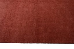 Close-up detail of New Persian Gabbeh rug from Iran / Persia showing Wool weave