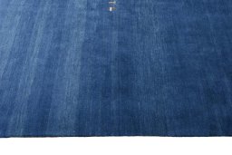 Close-up detail of New Persian Gabbeh rug from Iran / Persia showing Wool weave