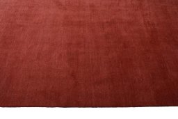 Close-up detail of New Persian Gabbeh rug from Iran / Persia showing Wool weave
