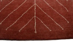 Central medallion detail of New Persian Gabbeh rug from Iran / Persia