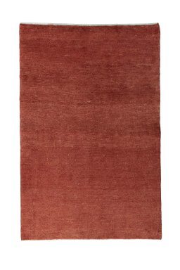 Full view of New Persian Gabbeh rug from Iran / Persia, 156 × 102 cm in Red tones