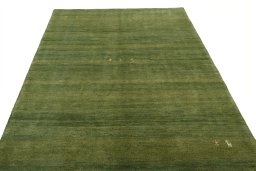 Surface texture of New Persian Gabbeh rug with natural Wool and intricate pattern