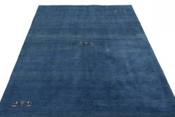 Surface texture of New Persian Gabbeh rug with natural Wool and intricate pattern