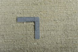 Close-up detail of New Persian Gabbeh rug from Iran / Persia showing Wool weave