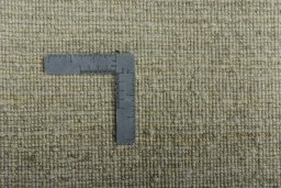 Corner detail of New Persian Gabbeh rug showing border pattern and Wool pile