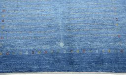 Central medallion detail of New Persian Gabbeh rug from Iran / Persia