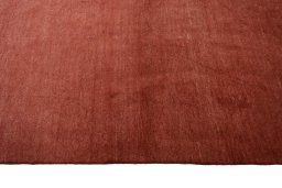 Close-up detail of New Persian Gabbeh rug from Iran / Persia showing Wool weave