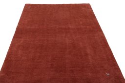 Surface texture of New Persian Gabbeh rug with natural Wool and intricate pattern