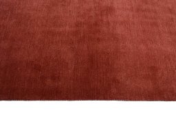 Close-up detail of New Persian Gabbeh rug from Iran / Persia showing Wool weave