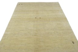 Surface texture of New Persian Gabbeh rug with natural Wool and intricate pattern