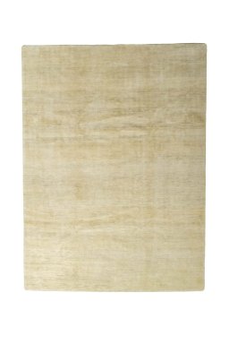 Full view of New Persian Gabbeh rug from Iran / Persia, 351 × 261 cm in Beige tones