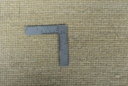 Close-up detail of New Persian Gabbeh rug from Iran / Persia showing Wool weave