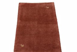 Surface texture of New Persian Gabbeh rug with natural Wool and intricate pattern