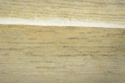 Full view of New Persian Gabbeh rug from Iran / Persia, 144 × 73 cm in Beige tones