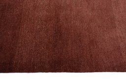 Close-up detail of New Persian Gabbeh rug from Iran / Persia showing Wool weave