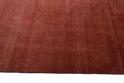 Close-up detail of New Persian Gabbeh rug from Iran / Persia showing Wool weave