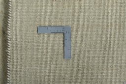 Close-up detail of New Persian Gabbeh rug from Iran / Persia showing Wool weave