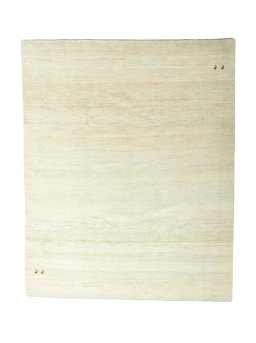 Full view of New Persian Gabbeh rug from Iran / Persia, 311 × 253 cm in Beige tones