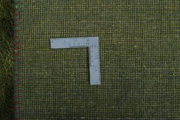 Close-up detail of New Persian Gabbeh rug from Iran / Persia showing Wool weave