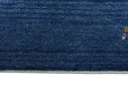 Central medallion detail of New Persian Gabbeh rug from Iran / Persia