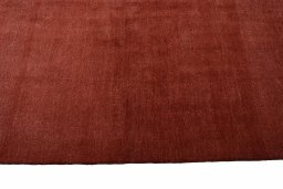 Close-up detail of New Persian Gabbeh rug from Iran / Persia showing Wool weave