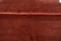 Full view of New Persian Gabbeh rug from Iran / Persia, 225 × 172 cm in Red tones