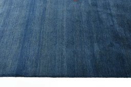 Close-up detail of New Persian Gabbeh rug from Iran / Persia showing Wool weave