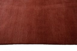Close-up detail of New Persian Gabbeh rug from Iran / Persia showing Wool weave
