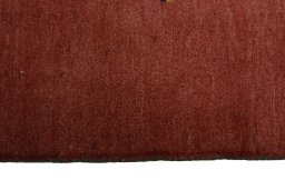 Close-up detail of New Persian Gabbeh rug from Iran / Persia showing Wool weave