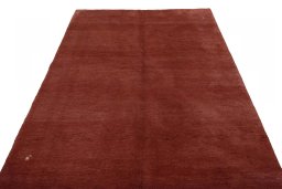 Surface texture of New Persian Gabbeh rug with natural Wool and intricate pattern