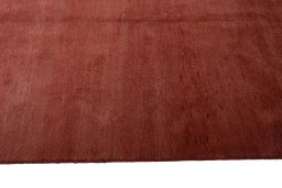 Close-up detail of New Persian Gabbeh rug from Iran / Persia showing Wool weave