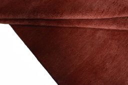 Full view of New Persian Gabbeh rug from Iran / Persia, 241 × 178 cm in Red tones
