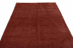 Surface texture of New Persian Gabbeh rug with natural Wool and intricate pattern