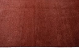 Close-up detail of New Persian Gabbeh rug from Iran / Persia showing Wool weave