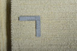 Close-up detail of New Persian Gabbeh rug from Iran / Persia showing Wool weave