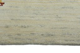 Central medallion detail of New Persian Gabbeh rug from Iran / Persia