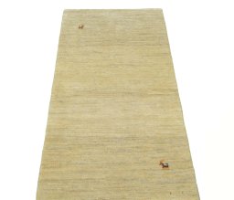 Surface texture of New Persian Gabbeh rug with natural Wool and intricate pattern