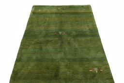 Surface texture of New Persian Gabbeh rug with natural Wool and intricate pattern