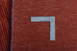 Close-up detail of New Persian Gabbeh rug from Iran / Persia showing Wool weave