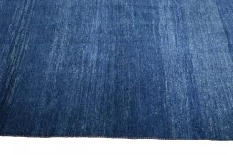 Close-up detail of New Persian Gabbeh rug from Iran / Persia showing Wool weave