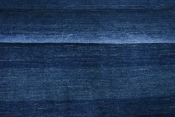 Full view of New Persian Gabbeh rug from Iran / Persia, 202 × 153 cm in Blue tones