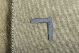 Close-up detail of New Persian Gabbeh rug from Iran / Persia showing Wool weave