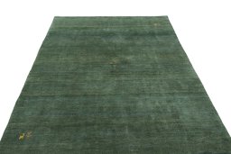 Surface texture of New Persian Gabbeh rug with natural Wool and intricate pattern
