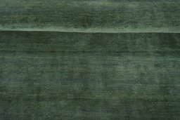 Full view of New Persian Gabbeh rug from Iran / Persia, 236 × 169 cm in Green tones