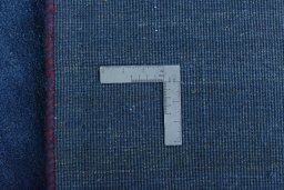 Close-up detail of New Persian Gabbeh rug from Iran / Persia showing Wool weave