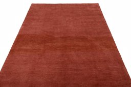 Surface texture of New Persian Gabbeh rug with natural Wool and intricate pattern