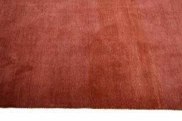 Close-up detail of New Persian Gabbeh rug from Iran / Persia showing Wool weave