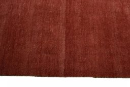 Close-up detail of New Persian Gabbeh rug from Iran / Persia showing Wool weave